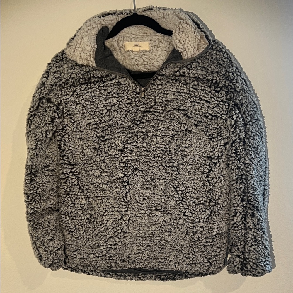 Thread & Supply Grey Sherpa Fleece